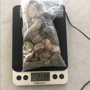 Natural Mixed Gemstones Bag -Raw Unakite